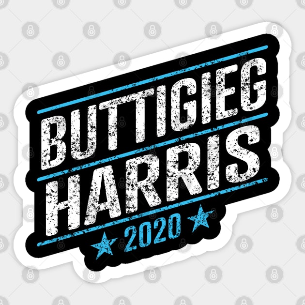 Pete Buttigieg 2020 and Kamala Harris on the one ticket Sticker by YourGoods